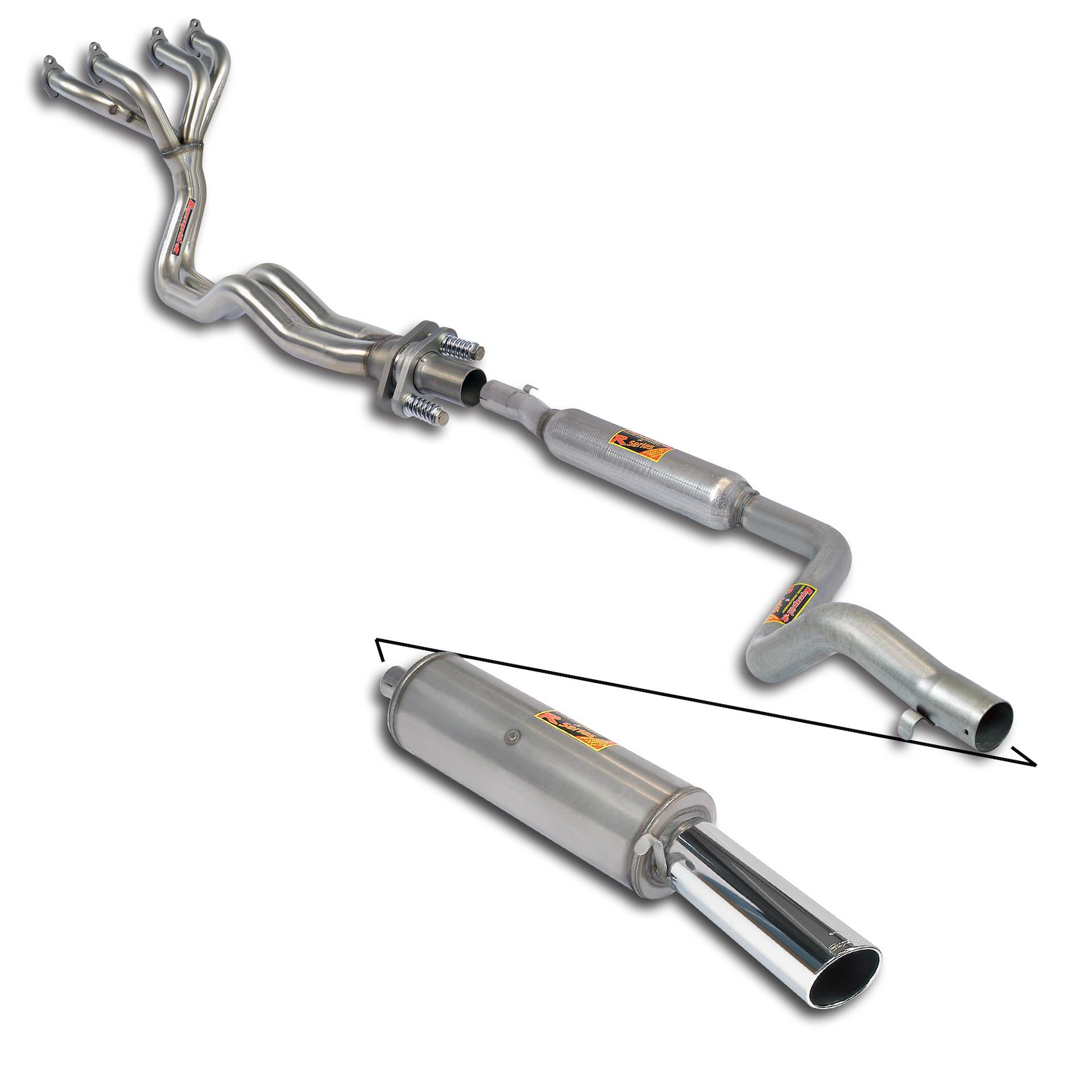 Sport performance package - A 4-2-1 Oversize Ø50mm Avec homologation CEE